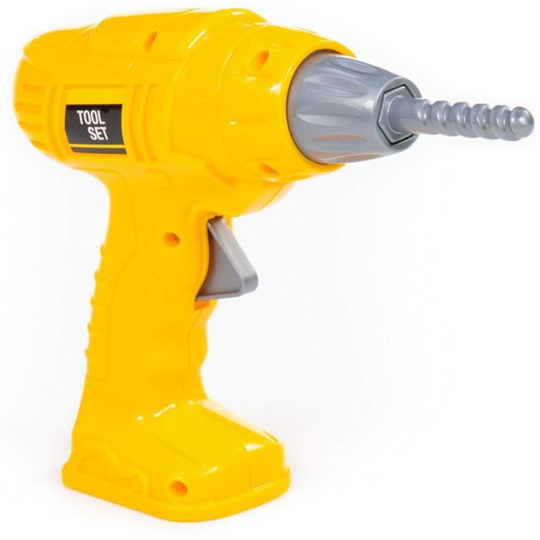Шуруповёрт игрушечный Полесье №2 90485 (желтый)