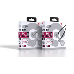 Кабель ATOMIC TOOMUCH USB-C - USB-C PD 60W 30.364 (белый)