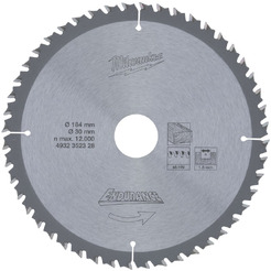 Диск пильный (по дереву) MILWAUKEE D 184х30х1.8 мм 48Z 4932352328