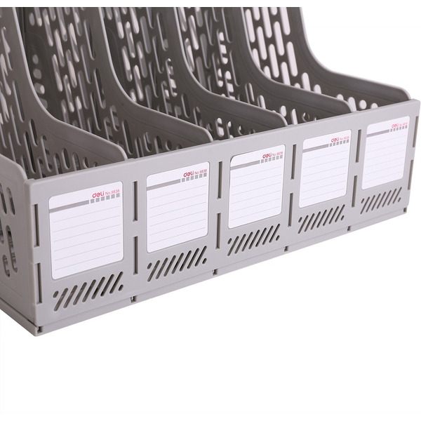 Лоток для бумаг DELI 9838GRAY