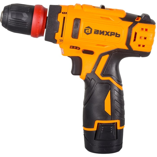 Дрель-шуруповерт Вихрь ДА-12Л-2КC (72/14/33) с 2-мя АКБ, кейс