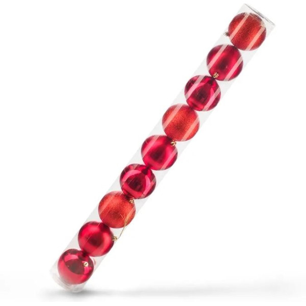 Набор новогодних шаров Ausini VT25-04010-3