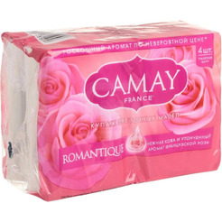 Мыло туалетное CAMAY Романтик 4х75гр