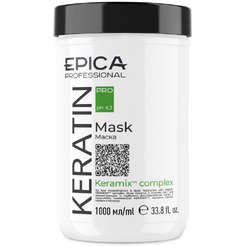 Маска для реконструкции и глубокого восстановления волос EPICA Professional Keratin PRO 1000 мл. 91405