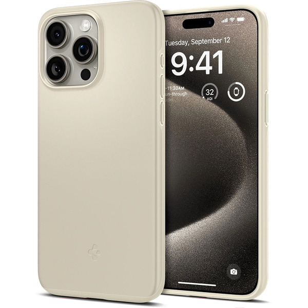 Чехол Spigen Thin Fit для iPhone 15 Pro Max Mute Beige (ACS06551)