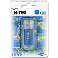 USB Flash MIREX Unit Aqua 8GB (13600-FMUAQU08)
