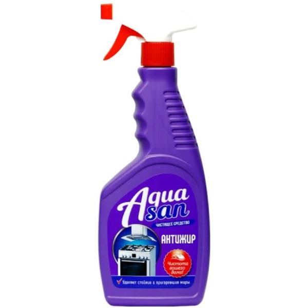 Средство для чистки кухонных поверхностей AQUASАN Антижир 500 мл
