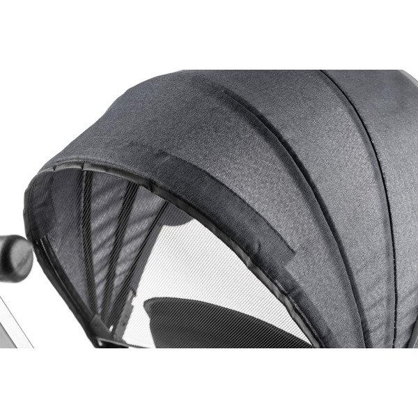 Трехколесный велосипед с ручкой NINO 6688 (серый)