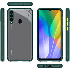 Бампер Bingo Michelin для HUAWEI Y8p Темно-зеленый