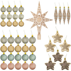 Шары ёлочные Золотая сказка 591129