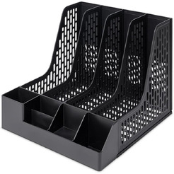 Лоток для бумаг Deli E9849 (черный)