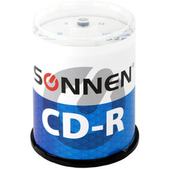 Комплект дисков CD-R Sonnen 700Mb 52x 100шт (513533)