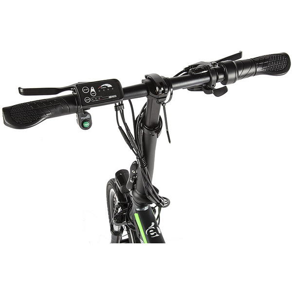 Велогибрид Eltreco Leto (черный/синий)