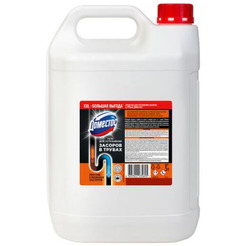 Средство для устранения засоров ДОМЕСТОС Для труб 2.5л