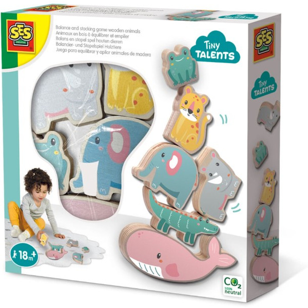 Развивающая игрушка SES Creative Tiny Talents Башня из фигурок 13121