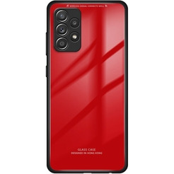 Накладка CASE Glassy для Samsung Galaxy A71 (красный)