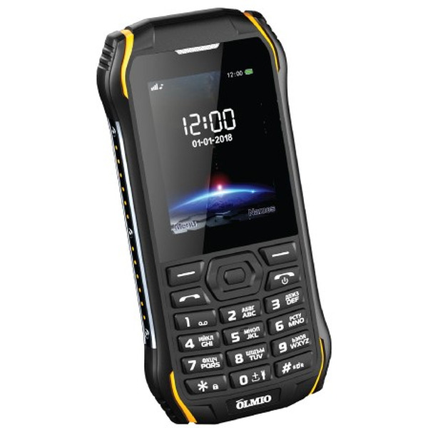 Мобильный телефон Olmio X05 (черный/желтый)