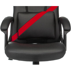 Кресло геймерское Бюрократ Zombie Driver (черный/красный)