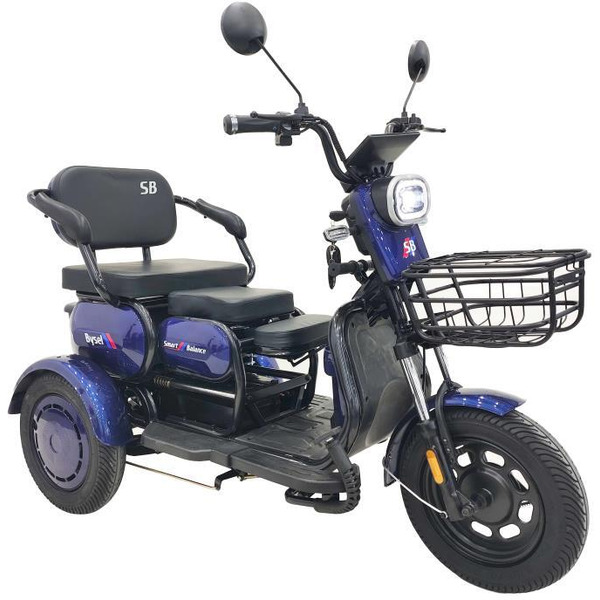 Электрический трицикл SmartBalance Bysel (синий)