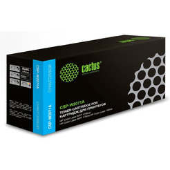 Картридж лазерный Cactus CSP-W2071A 117A голубой (700стр.) для HP Color Laser 150a/150nw/178nw MFP/179fnw MFP