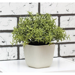 Кашпо Idea Пиканто М3209 (белый ротанг)