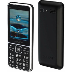 Кнопочный телефон Maxvi P21i (черный)