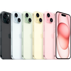 Смартфон Apple iPhone 15 128GB Black (MTP03HN/A)