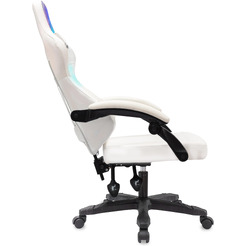 Кресло игровое Knight Wolf RGB (белый)