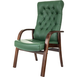 Кресло Бюрократ T-9928WALNUT-CF (зеленый)