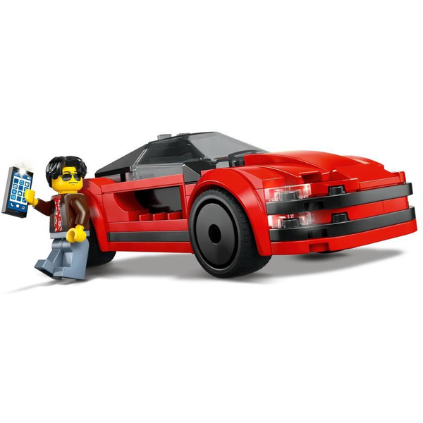 Конструктор Lego City Спортивный автомобиль 60448 (красный)