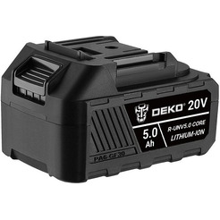Аккумулятор Deko R-UNV5.0 CORE 083-1016 (20В/5 Ач)