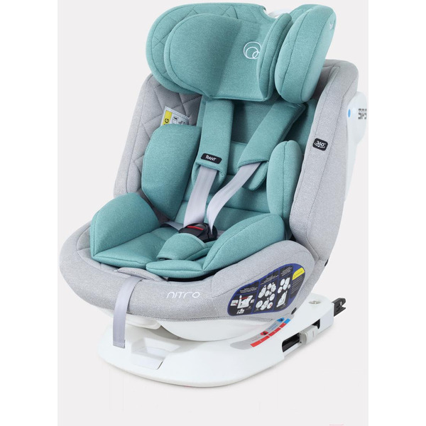Детское автокресло Rant Nitro Isofix UB619 (серый/мятный)