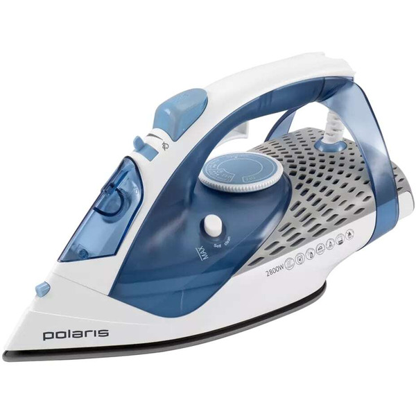 Утюг POLARIS PIR 2860AK 3m (белый/синий)