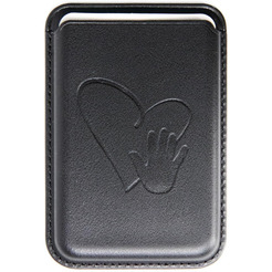 Кардхолдер MagSafe 5 ЭЛЕМЕНТ "Дай 5 добру" (Черный)