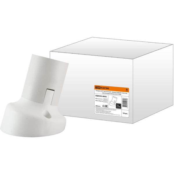 Патрон пластиковый настенный наклонный TDM ELECTRIC SQ0335-0042