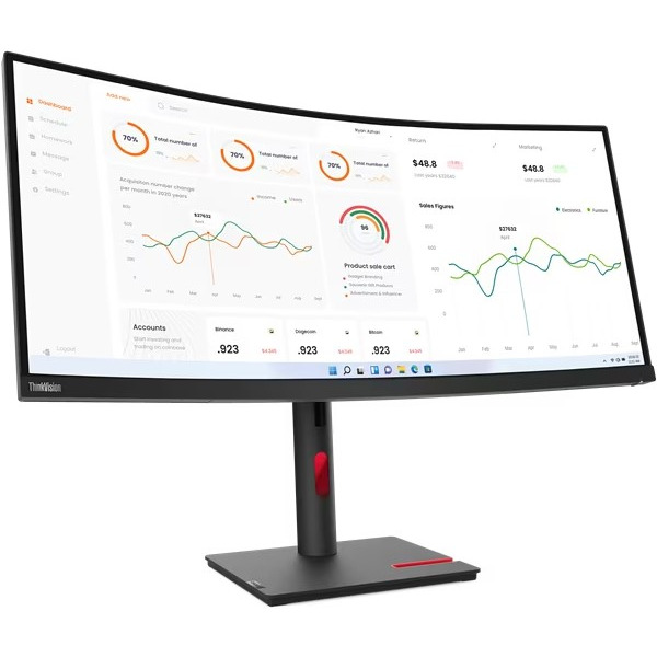 Монитор Lenovo ThinkVision T34w-30 63D4GAT1EU