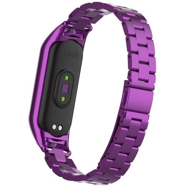 Ремешок Bingo Stainless для Xiaomi Mi Band 3/4 Фиолетовый