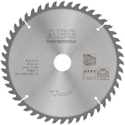 Диск пильный AEG Powertools 4932430471