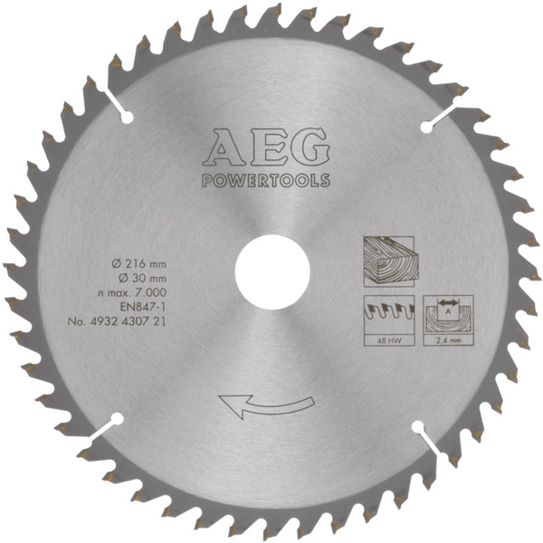 Диск пильный AEG Powertools 4932430471
