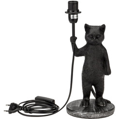 Светильник декоративный настольный REXANT 603-1018 МОБИ "Кот с зонтом" Е14, 40Вт, черный