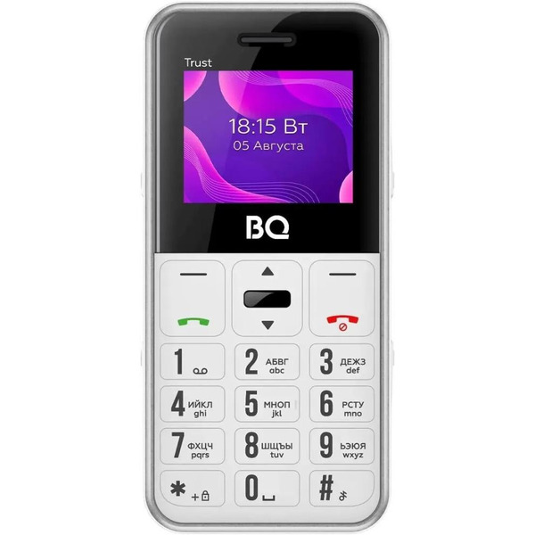 Мобильный телефон BQ 1866 Trust (белый)