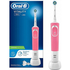 Электрическая зубная щетка BRAUN ORAL-B PRO 3D White D100.413.1 (розовый)
