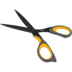 Ножницы 21 см Deli 77757 (серый/желтый)