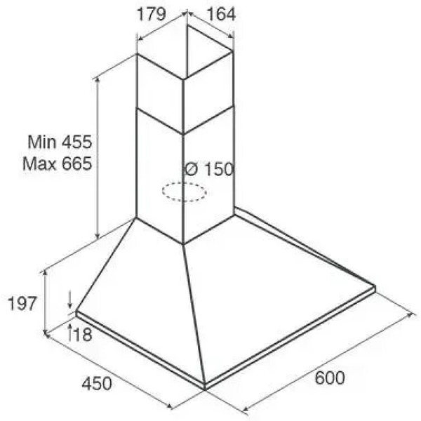 Вытяжка JET AIR GAIA IX/A/60