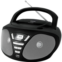 Магнитола BBK BX180U черно-серая