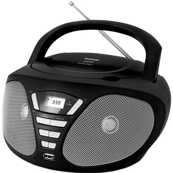 Магнитола BBK BX180U черно-серая