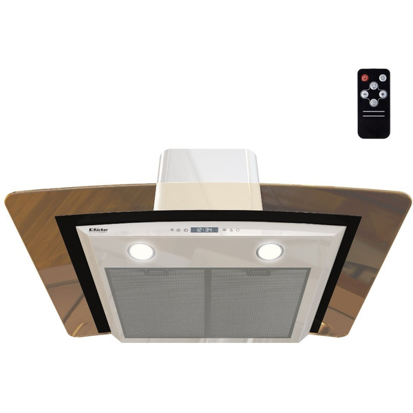 Вытяжка BACKER QD60E-TGL200RC DG White