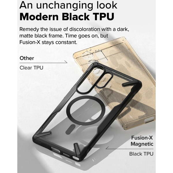 Чехол Ringke FUSION X MAGNETIC для Galaxy S25 Ultra BLACK