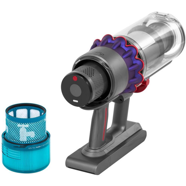 Пылесос вертикальный Dyson Gen5 Detect Absolute 446989-01(никель/фиолетовый) + Red Line BS-01 16A