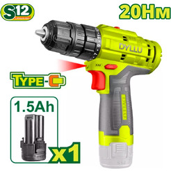 Дрель-шуруповерт аккумуляторная DYLLU DTCDS520
